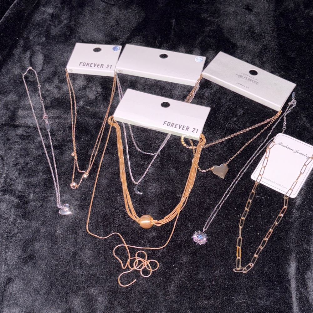 Mixed Metal Necklace Collection